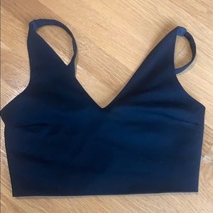Silence + Noise black sleeveless crop top